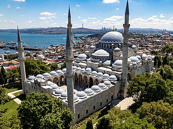 Süleymaniye Mosque, Istanbul, Turkey, by Mimar Sinan, 1550-1557※