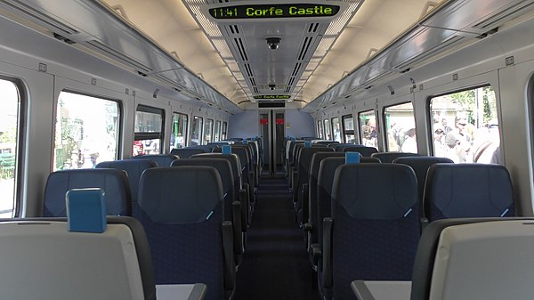 Standard-class interior as refreshed by SWR