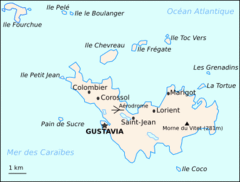 Położenie Saint-Barthélemy