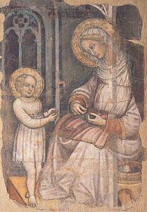 Fresque du Maestro del Bambino Vispo (XVe siècle), Florence.