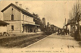 Stacidomo Sainte-Foy-la-Grande (proksimume de 1900 ĝis 1920)