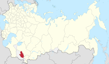 Location in the Russian Empire