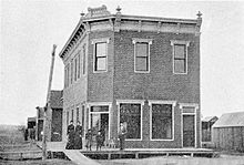Custer County Bank in Sargent, 1901 Sargent, Nebraska (1901).jpg