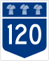 Highway 120 shield