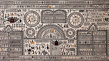 Saura Pattachitra showing Tribal life Saura Pattachitra showing Tribal life.jpg