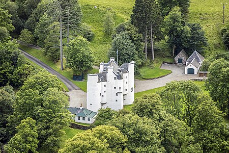 Scotland 2016 Aerial Loch Earn Edinample Castle