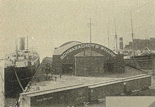 Schwabacher Wharf (now Pier 58) in 1900. Seattle - Schwabacher's wharf - 1900.jpg