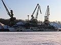 Serghei Abramov în portul North River 31-ian-2012 01.JPG