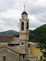 Campanile della chiesa di San Bartolomeo, San Bartolomeo, Sori, Liguria, Italia