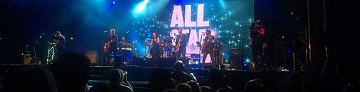 Spectacle Andrée Watters et Sylvain Cossette dans la festival des montgolfières St-Jean-Sur-Richelieu 2015