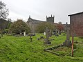 Thumbnail for File:St Chad and All Saints Church ^ graveyard, Sedgley - geograph.org.uk - 5584189.jpg