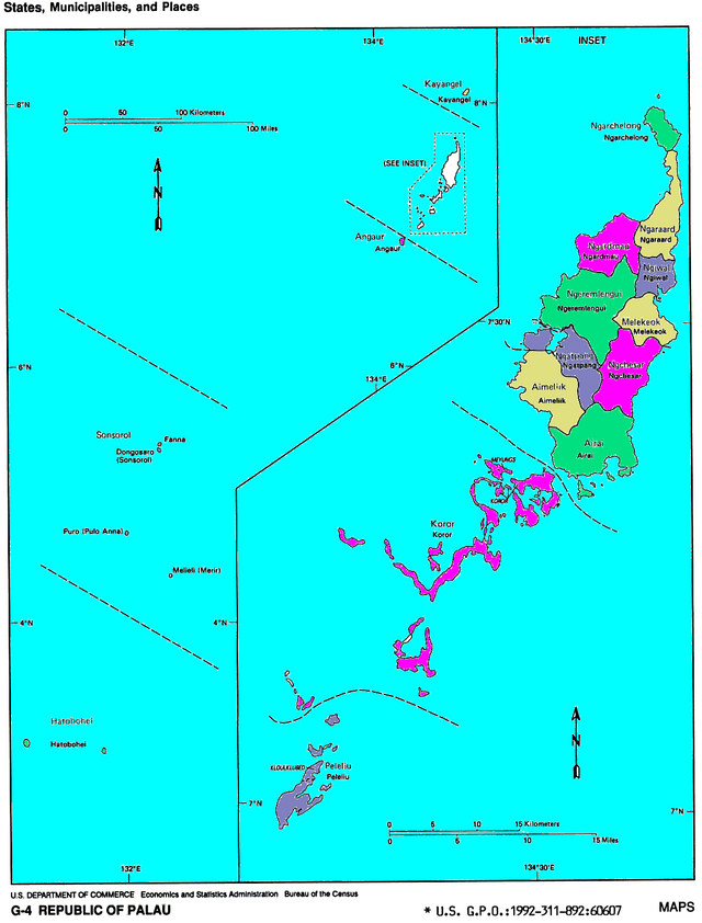 De staten van Palau