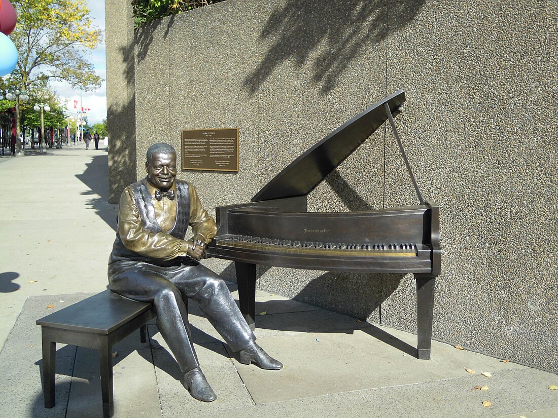 Statue d'Oscar Peterson