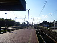 Widok z peronu 2. w kierunku Kraśnika i Rozwadowa Towarowego