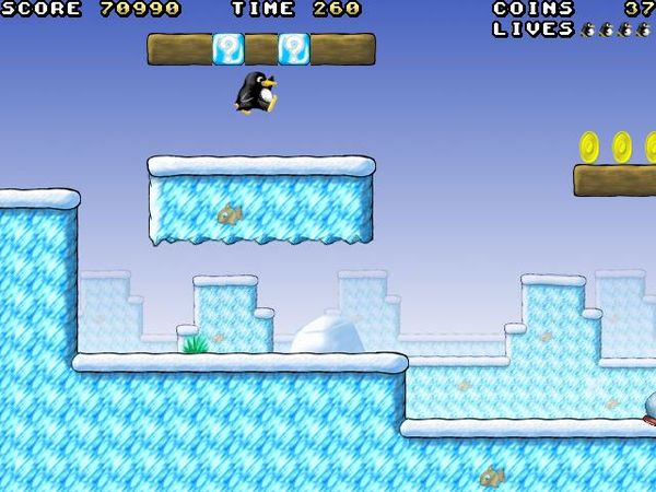 SuperTux is a platformer based on Super Mario Bros.