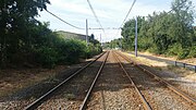 Thumbnail for File:Swan Village former station site, now part of the Midland Metro..jpg