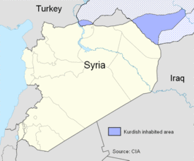 Kurds in Syria is located in Syria