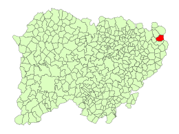 Palaciosrubios - Localizazion