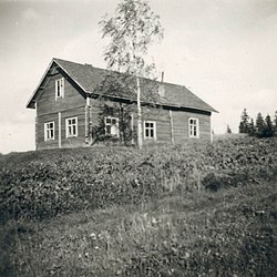 Runnin työväenyhdistyksen työväentalo 3.9.1952.