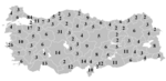 Turkey Grand National Assembly of the province according to the distribution of membership (2010)