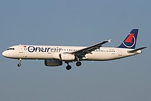 MSN 835, the first converted A321, in passenger configuration TC-OBJ (22903366601).jpg