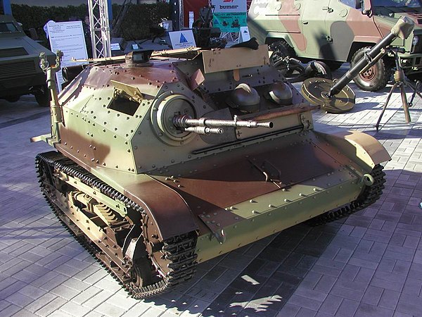 A TKS tankette in the Polish Army Museum