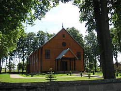 Gereja paroki Our Lady of Czestochowa di Tabędz