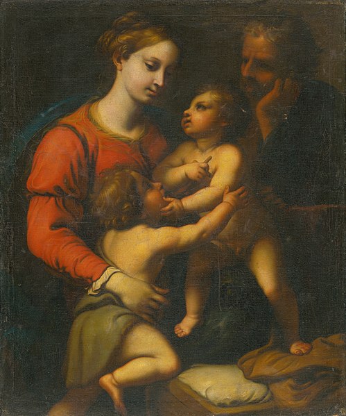 File:Taliansky maliar zo 16. storočia - The Holy Family with Saint John the Baptist - O 232 - Slovak National Gallery.jpg