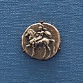 Taras - 380-340 BC - silver stater - mounted young warrior - youth riding dolphin - London BM 1946-0101-170