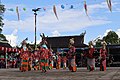 Bahasa Indonesia: Tari Hudoq Aban yang ditampilkan dalam acara Festival Budaya Dayak Kenyah pada 18-20 Juni 2018 di halaman Lamin Adat Pemung Tawai kelurahan Budaya Pampang, Kota Samarinda, Kalimantan Timur.