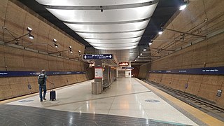 <span class="mw-page-title-main">Terminal 1–Lindbergh station</span> Light rail station in Minneapolis