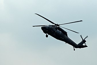 UH-60L Black Hawk vid en flyguppvisning vid Don Mueang Air Force Base.