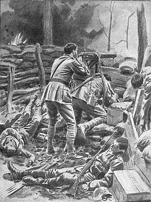 The Canadians in a Hot Corner Lt Campbell fires upon the enemy.jpg
