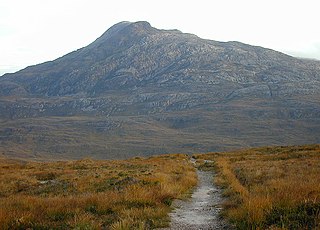 Sgùrr Dubh mountain in Highland, Scotland, UK