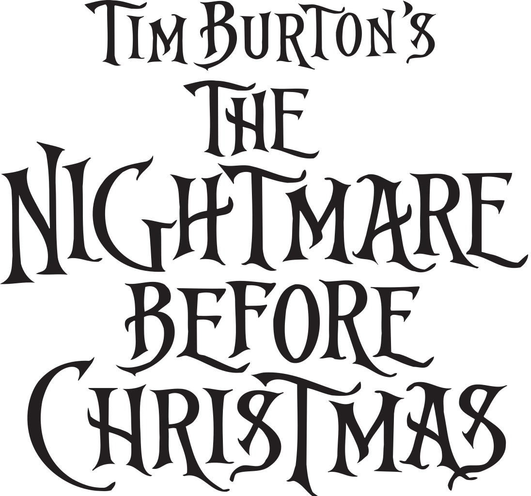 Archivo:The Nightmare Before Christmas Logo.svg - Wikipedia, la enciclopedia libre