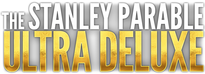 File:The Stanley Parable Ultra Deluxe - Release Date Press Kit - Transparent Logo.png