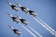 Underside of Thunderbirds planes during a delta formation at Keesler Air Force Base Thunderbirds perform at Keesler Air Force Base 150328-F-RR679-856.jpg