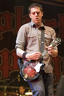 Tim Brennan playing mandolin