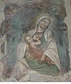Fresco del tresento de Tomaso da Modena a Sant'Agustin a Modena