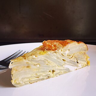 <span class="mw-page-title-main">Spanish omelette</span> Traditional Spanish dish of egg and potato