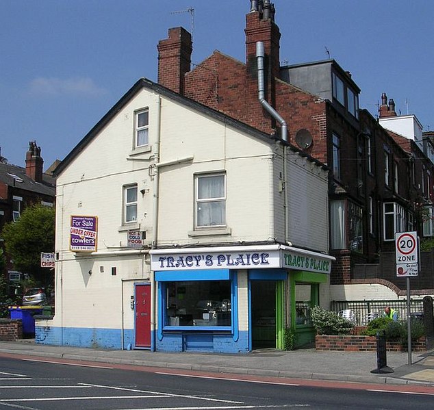 File:Tracy's Plaice - Kirkstall Road - geograph.org.uk - 460108.jpg