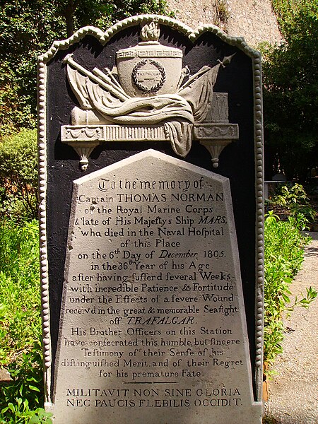 File:Trafalgar Cemetery gravestone 3.JPG