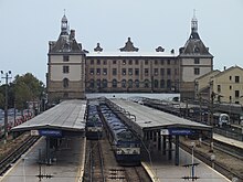 Treni Intercity alla stazione di Haydarpasa nel 2012.
