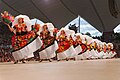 Dancers wearing traditional tehuana of Oaxaca