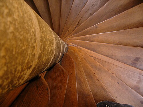 Treppe im Lutherhaus in Wittenberg