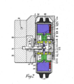 Fig. 2. Schnitt durch A--A 16 & 17 Trommel 25 Schwungrad