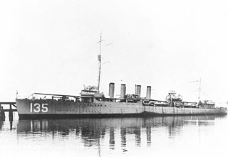 USS <i>Tillman</i> (DD-135) Wickes-class destroyer