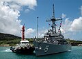 US Navy 070624-N-3019M-001 The Sasebo-based mine warfare ship USS Guardian (MCM 5) pulls into Port Sonai for a two-day port visit while supporting the U.S. 7th Fleet's interoperability and training commitments.jpg