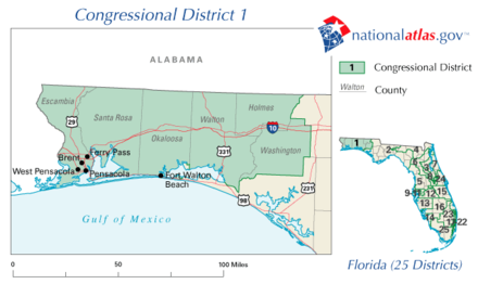 United States House of Representatives, Florida District 1 map.png