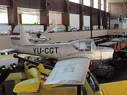 Utva C-3 Trojka in the Museum of Technology in Zagreb